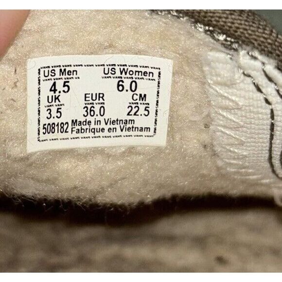 Vans Classic Slip On Shoes Suede Sherpa Lined Women’s Size 6 508182 Green - Picture 8 of 9